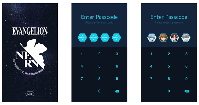 本日よりline着せかえが配信開始 Lineアプリ内 着せかえショップで エヴァンゲリオン で検索