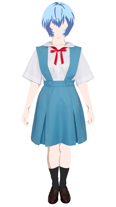 公式キャラクター衣装ブランド『トラントリップ』より、「第３新東京市立第壱中学校女子制服」がリニューアルして登場！これであなたも綾波やアスカになろう！