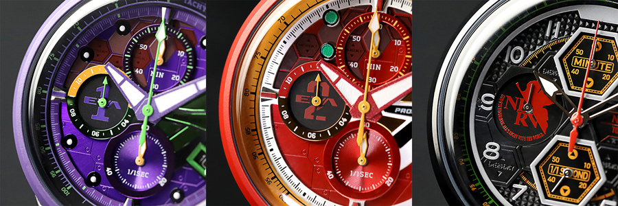 エヴァストアより、クロノグラフタイプの腕時計（3種）が登場！！
