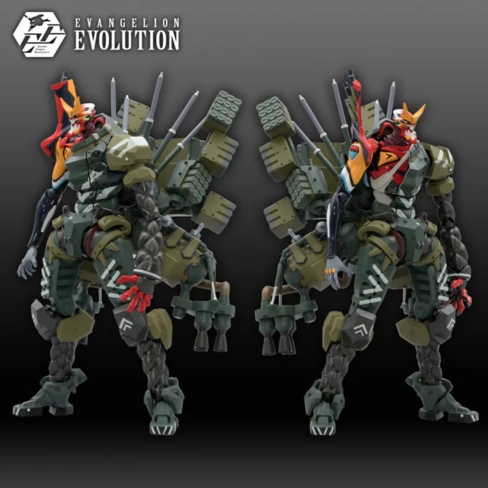 いラインアップ フィギュア 海洋堂 リボルテック EVANGELION EVOLUTION EV-021 エヴァンゲリオン新2号機α 