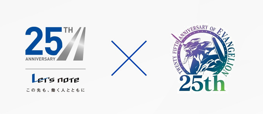 購入特典とオリジナル壁紙プレゼント エヴァンゲリオン レッツノート 25周年記念コラボ始動