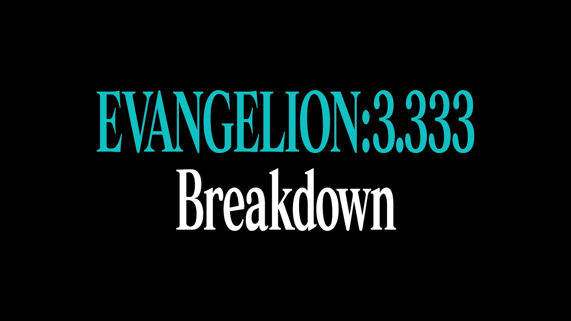 ヱヴァンゲリヲン新劇場版：Q EVANGELION:3.333 4K Ultra HD Blu 