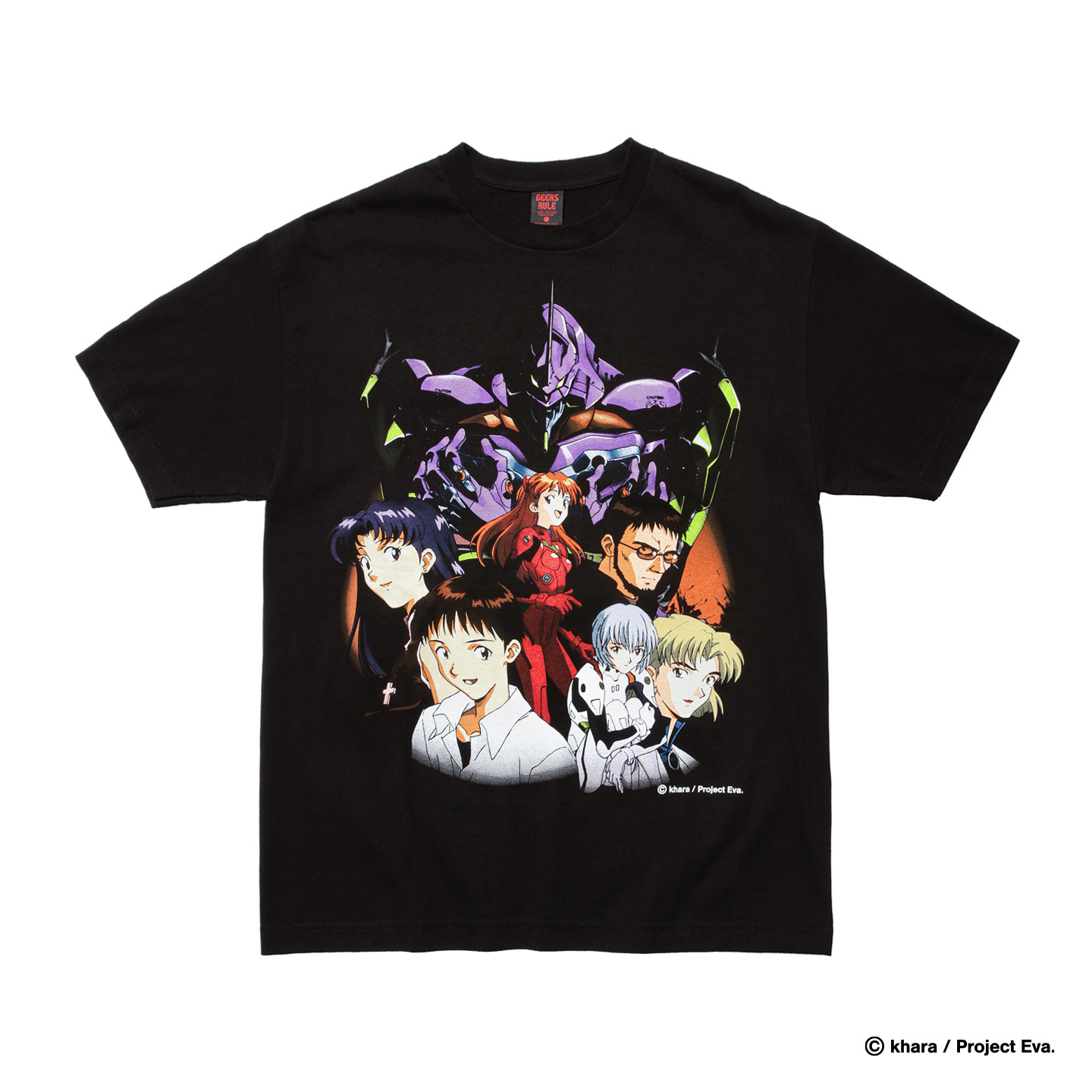 【L 】EVANGELION GEEKS RULE Tシャツ エヴァンゲリオン