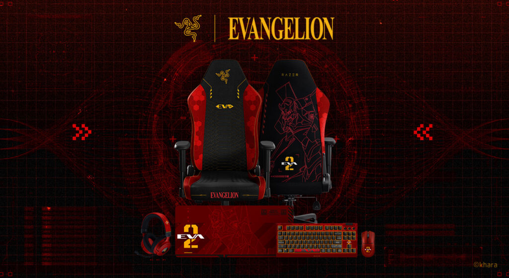 新世紀　エヴァンゲリオン　DV230-EVA02 NERV諜報部調査用　デジカメ エヴァンゲリオン』とRazerがコラボ！エヴァ2号機をモチーフにした